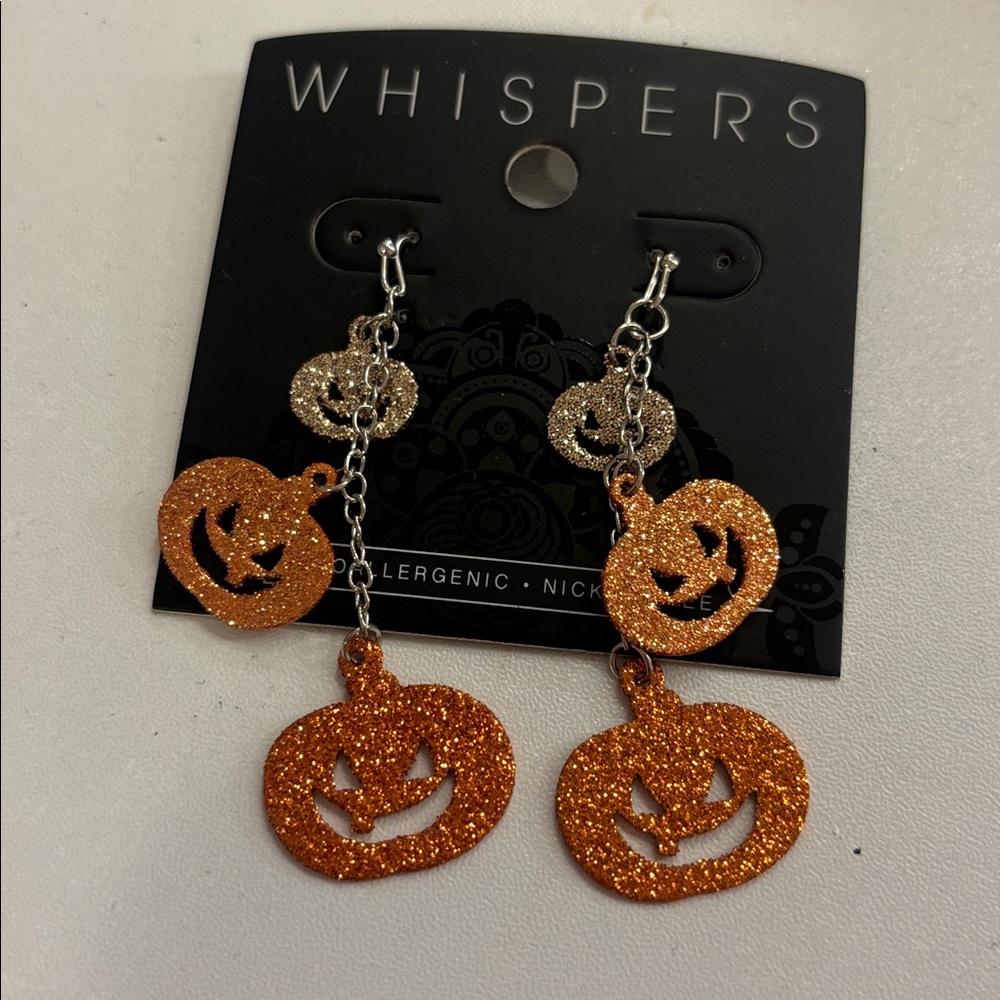 Jack-O-Lantern earrings🎃 - Picture 3 of 6